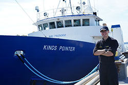 Photo of man with the Kings Pointer. Link to Gifts That Protect Your Assets